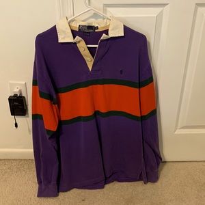 Vintage Polo Ralph Lauren Rugby Long Sleeve Polo Shirt
